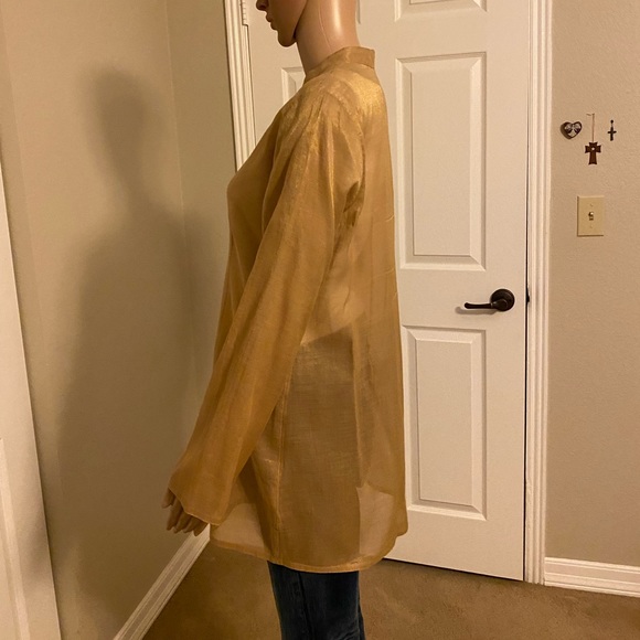 Eileen Fisher Metallic Top - Picture 5 of 12